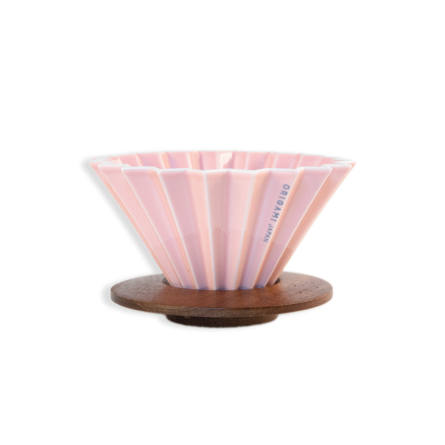 Origami Medium Sakura Pink Dripper with Holder